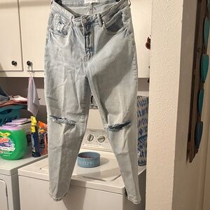 Classic Light Blue Women's Straight Leg Jeans